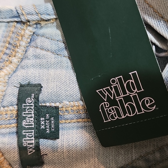 Wild Fable Women's Baggy Denim Overalls Size XXS - Picture 5 of 9